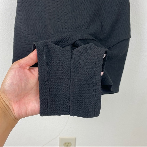 SARAH LA Black Asymmetrical Romper Keyhole Back - Picture 4 of 9